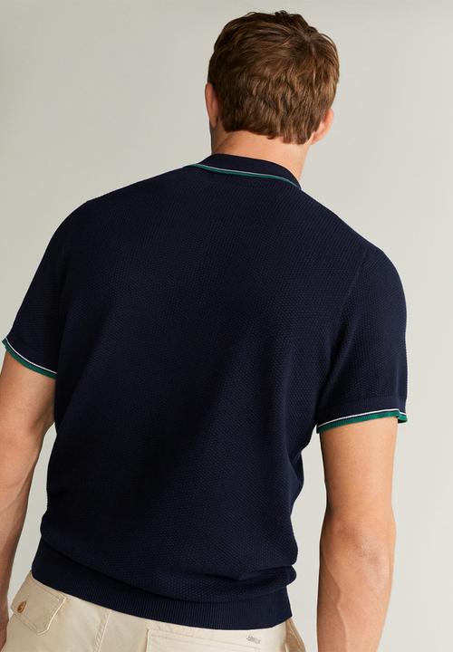 MANGO - Pisto polo - navy