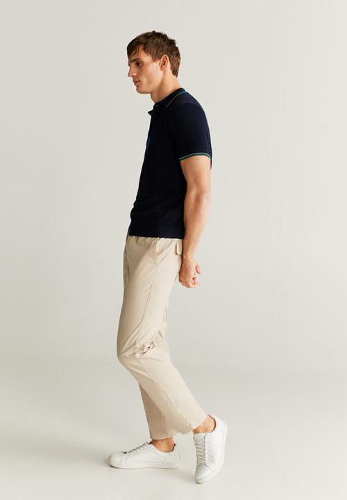 MANGO - Pisto polo - navy