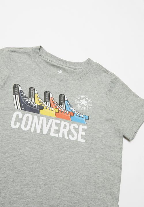 Converse - Converse multi sneaker tee - grey