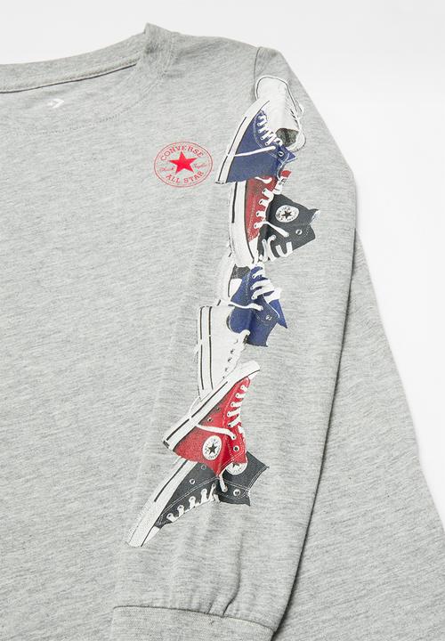 Converse - Converse sneaker sleeve longsleeve - grey