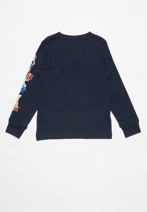 Converse - Converse sneaker sleeve longsleeve - navy