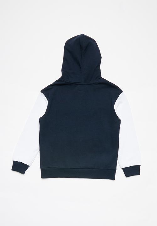 Converse - Converse asymmetrical colourblock - navy & white