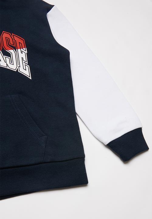 Converse - Converse asymmetrical colourblock - navy & white