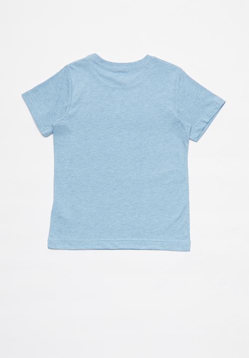 Converse - Converse boys overdye heather cp tee - blue
