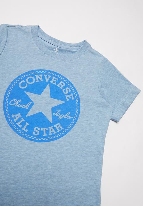 Converse - Converse boys overdye heather cp tee - blue