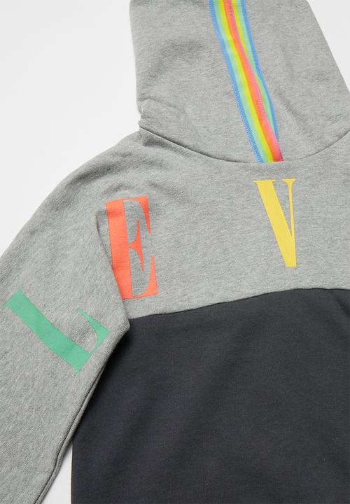Levi’s® - Levi sporty pieced hoodie - grey