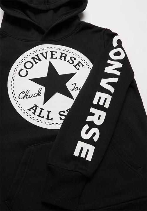 Converse - Converse boys conv script ctp hoodie - black