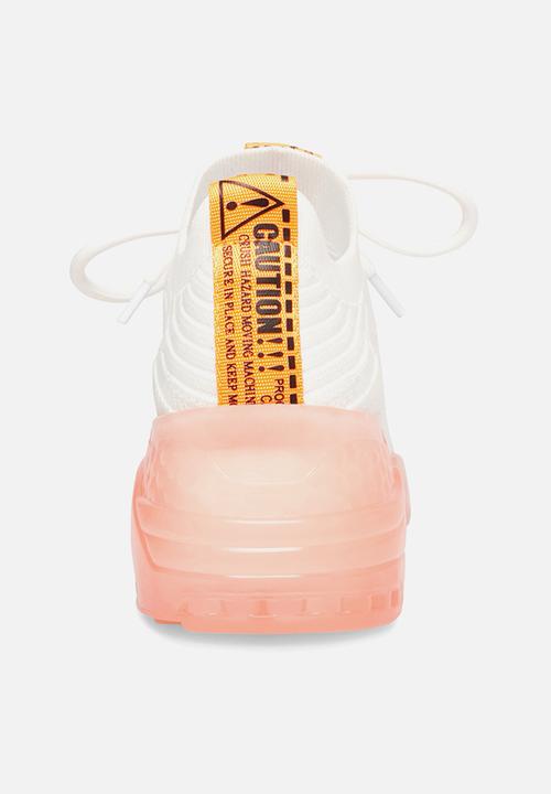 Steve Madden - Cello sneaker - orange & white 