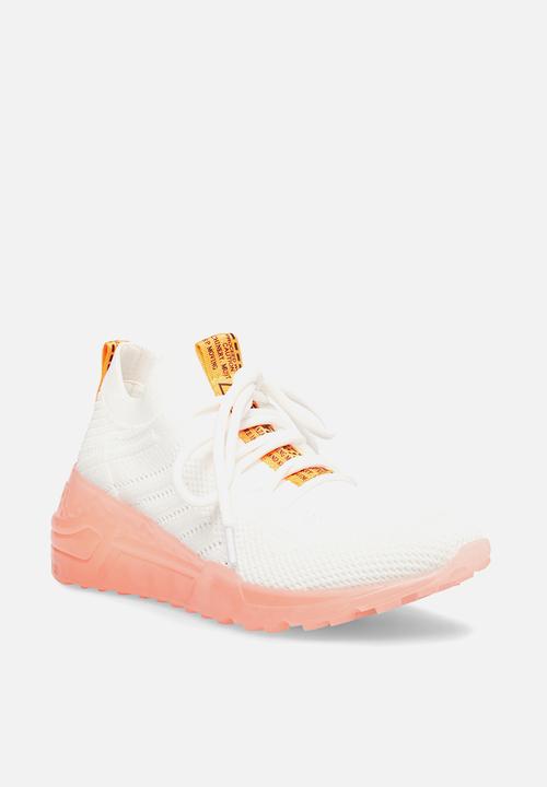 Steve Madden - Cello sneaker - orange & white 