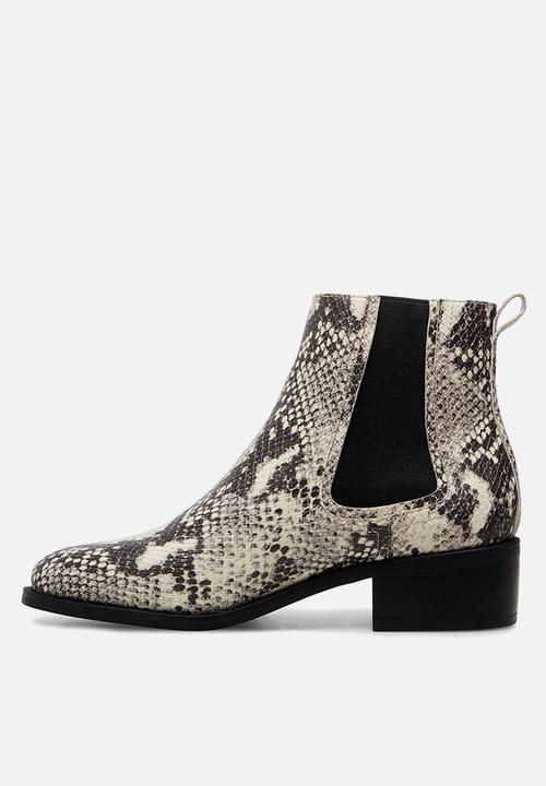 Steve Madden - Devan bootie - grey & black