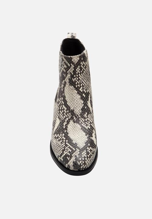 Steve Madden - Devan bootie - grey & black