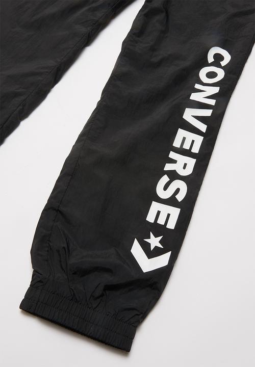 Converse - Converse boys wordmark woven pant - black
