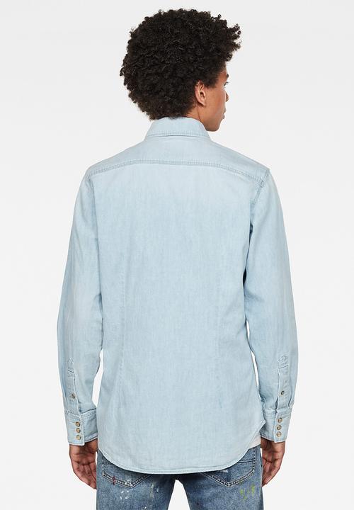 G-STAR - 3301 shirt - blue
