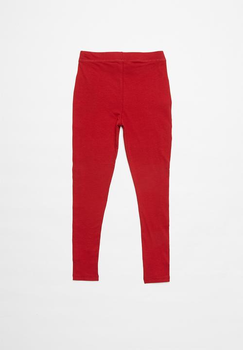 Levi’s® - Levi's logo tape legging - red