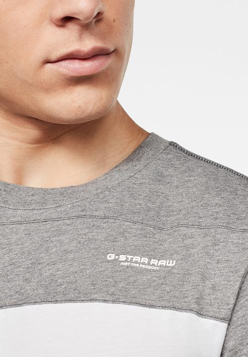G-STAR - One cut & sewn GR short sleeve tee - lt shadow grey