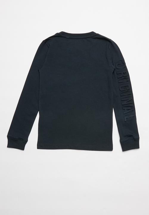 Name It - Raul long sleeve slim top - navy