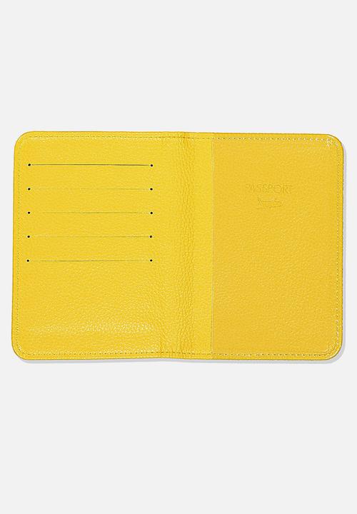Typo - Rfid passport holder - washed sage 