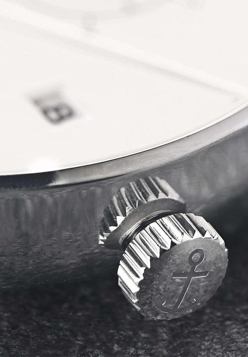 Kapten & Son - Chrono small -  silver steel