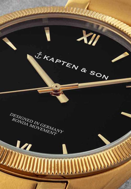 Kapten & Son - Crush - gold black steel
