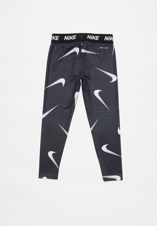 Nike - Nkg large swooshfetti legging - black