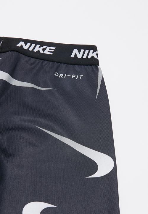 Nike - Nkg large swooshfetti legging - black