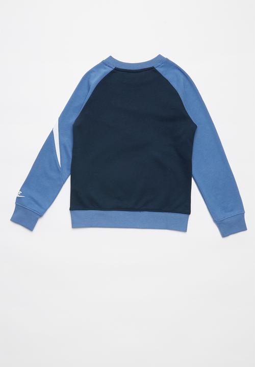 Nike - Nike boys hbr french terry crew - navy