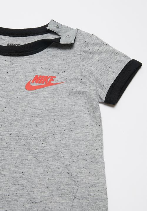Nike - Nkb nsw speckle jersey romper - grey