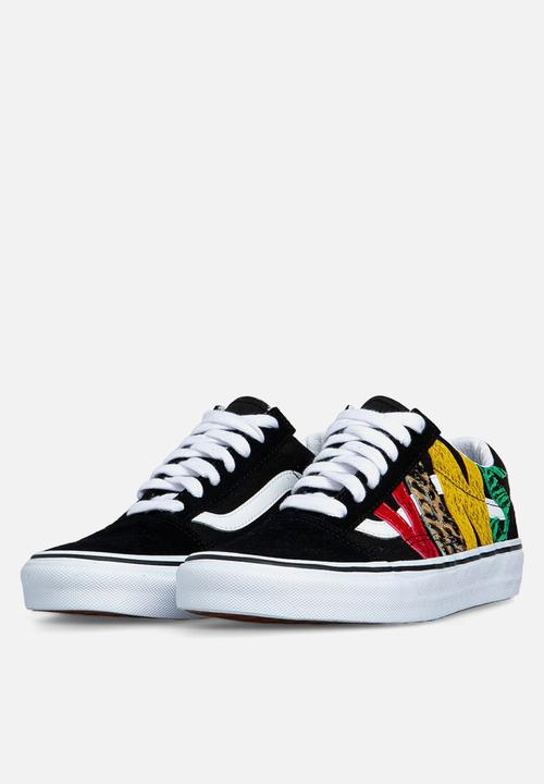 Vans - Ua old skool (multi animal) - rasta/black