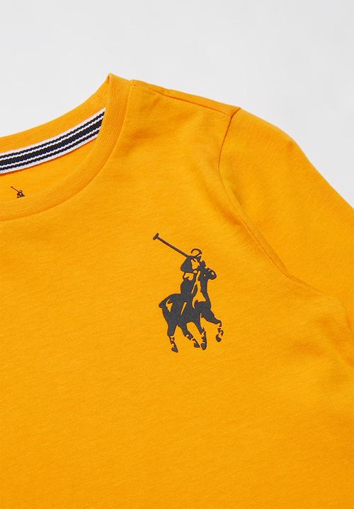POLO - Boys Ashton long sleeve tee - yellow