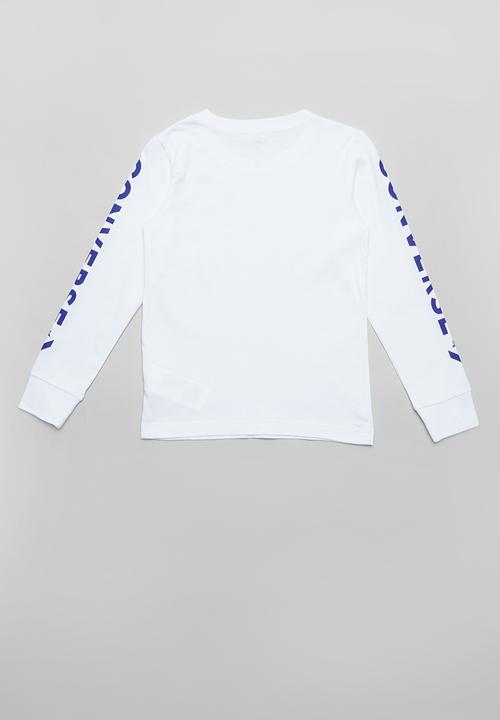Converse - Converse star chevrom wm long sleeve  tee - white