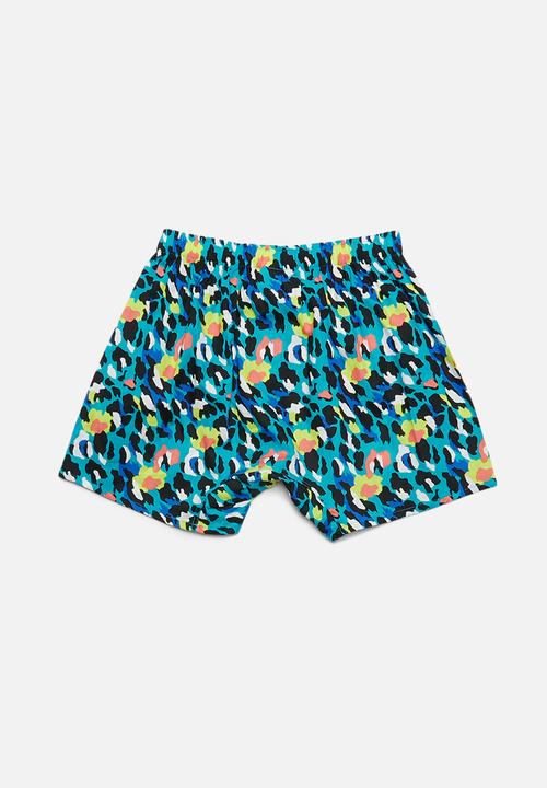 Happy Socks - Leopard boxer - turquoise 
