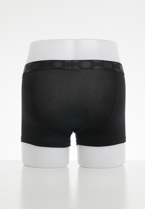 Happy Socks - 2-pack parrot trunks - black & blue