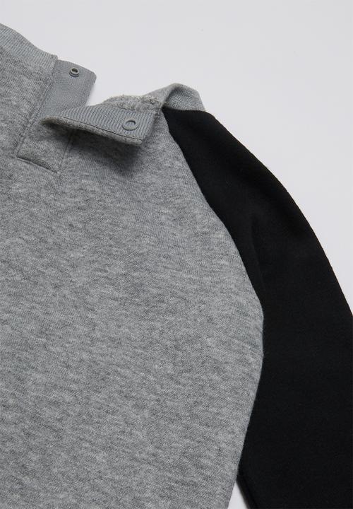 Nike - Nkg nsw heathered crew pantset - black & grey