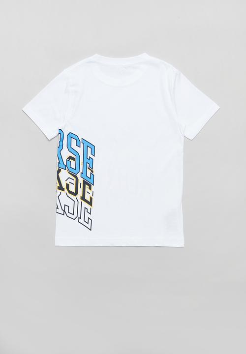 Converse - Converse collegiate rpt wrap tee - white
