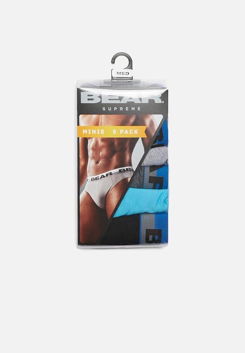 Bear - Bear supreme mini 5 pack briefs - multi