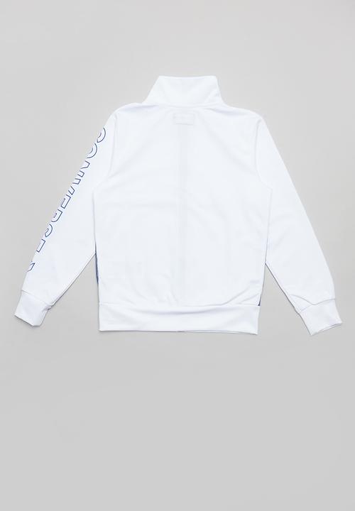 Converse - Converse wordmark half zip po - white