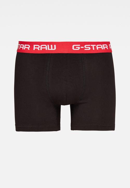 G-STAR - Classic trunk 3 pack - black/flame