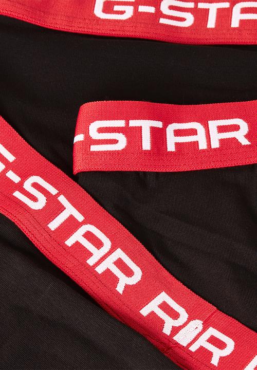 G-STAR - Classic trunk 3 pack - black/flame