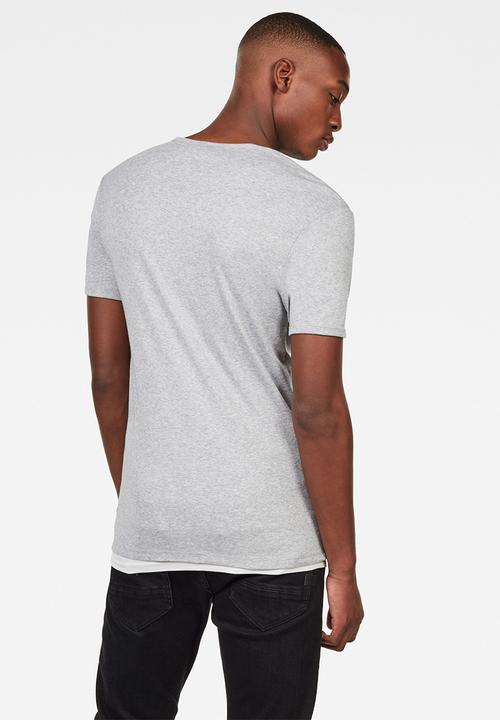 G-STAR - 2-pack Base tee  - grey