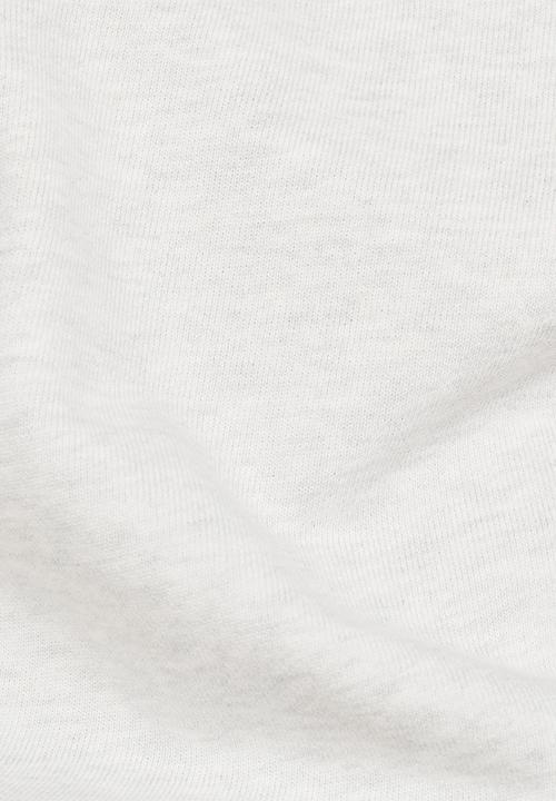 G-STAR - Denim applique sweater - white