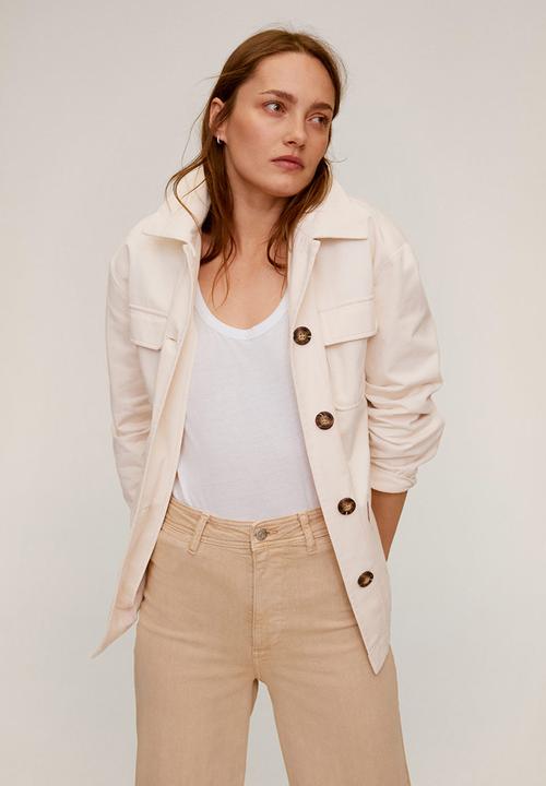 MANGO - Jacket margot - cream