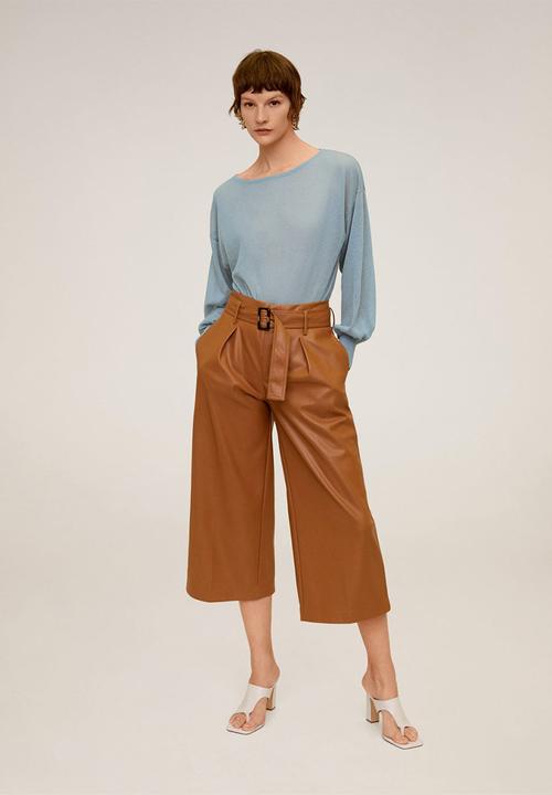MANGO - Adana sweater - blue