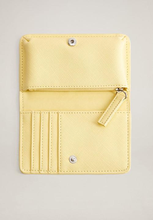 MANGO - Nacho wallet - yellow