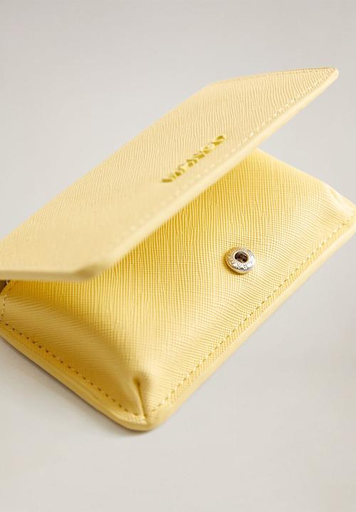 MANGO - Nacho wallet - yellow