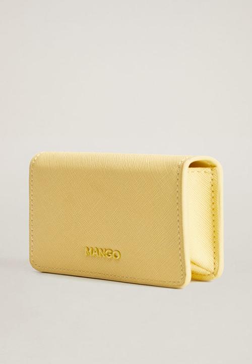 MANGO - Nacho wallet - yellow