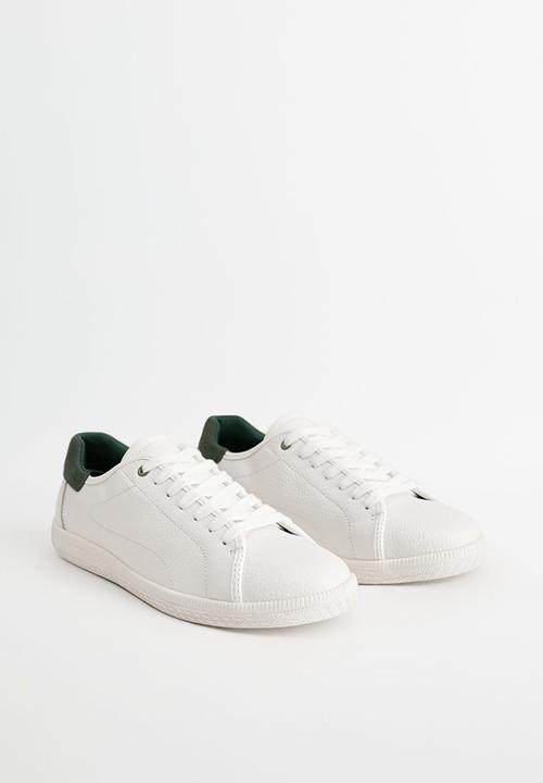 mango sneakers white
