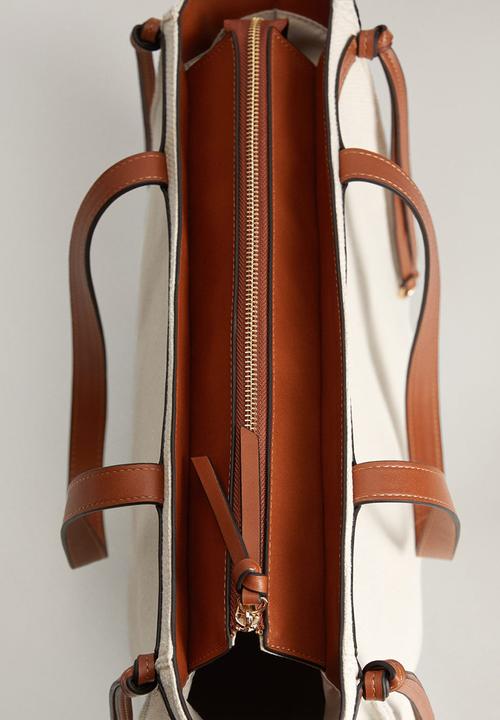 MANGO - Arti bag - beige