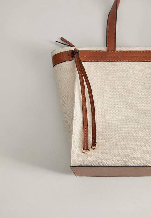MANGO - Arti bag - beige