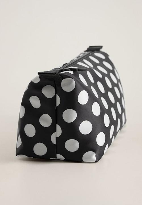 MANGO - Jerry cosmetic bag - black & white