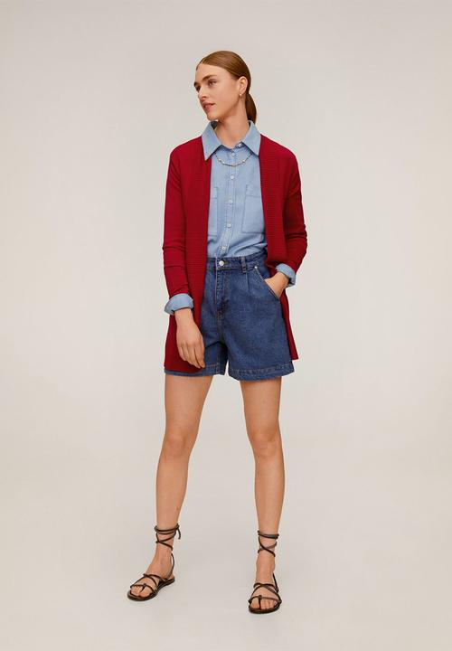 MANGO - Alma 6 cardigan - red 